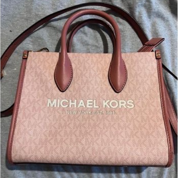 Small MK Pink Tote Bag - Picture 2 of 2